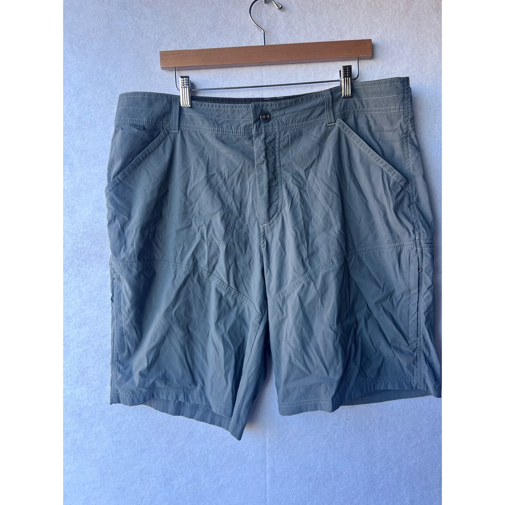 Kuhl Mens Gray Cargo Hiking Shorts Size 38 Outdoor Casual Lightweight Utility